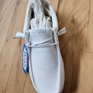 Hey Dude Kids White Sneakers